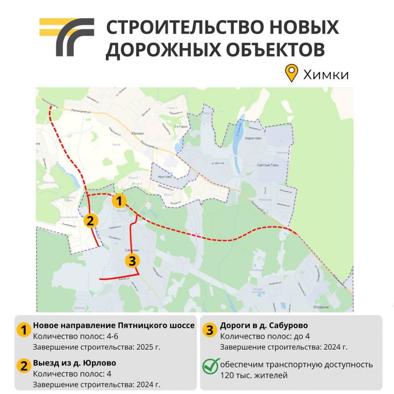 В Химках начинается строительство выезда из Юрлова на Пятницкое шоссе Новости Химок 
