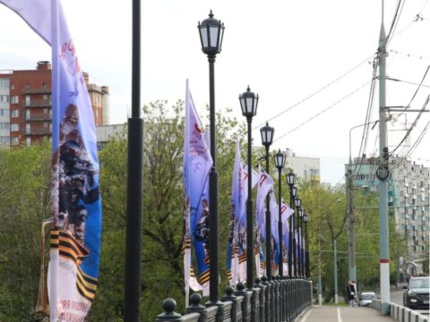 На мосту Победы в Химках установили светодиодное освещение Новости Химок 